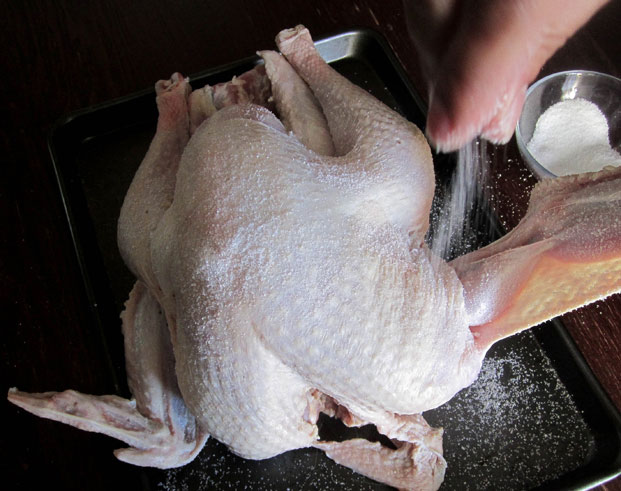 Complete Guide 6 - Salting the Turkey